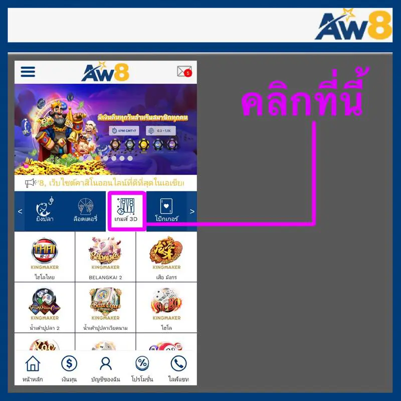 เกมส์3D aw8